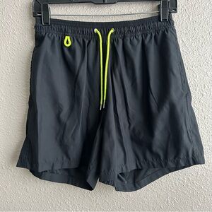 Crasqi Black 5” Swim Trunks Shorts